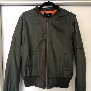Green Bomber Jacket
